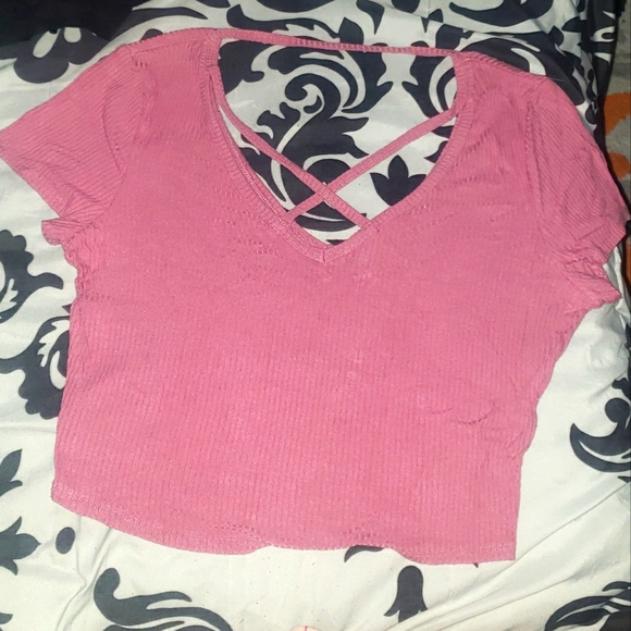 Pink Crop Top - Picture 3 of 3